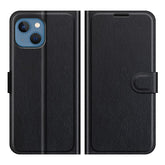 Full Protective Litchi Skin Leather Wallet Case Mobile Phone Stand Case Cover for iPhone 13 mini 5.4 inch - TechGearPal