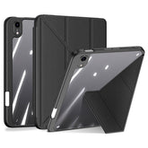 DUX DUCIS Magi Étui de protection pour iPad mini (2024) / mini (2021) détachable 2 en 1 Cuir + PC + TPU Fonction veille/réveil automatique Housse pour tablette avec support pliable en V