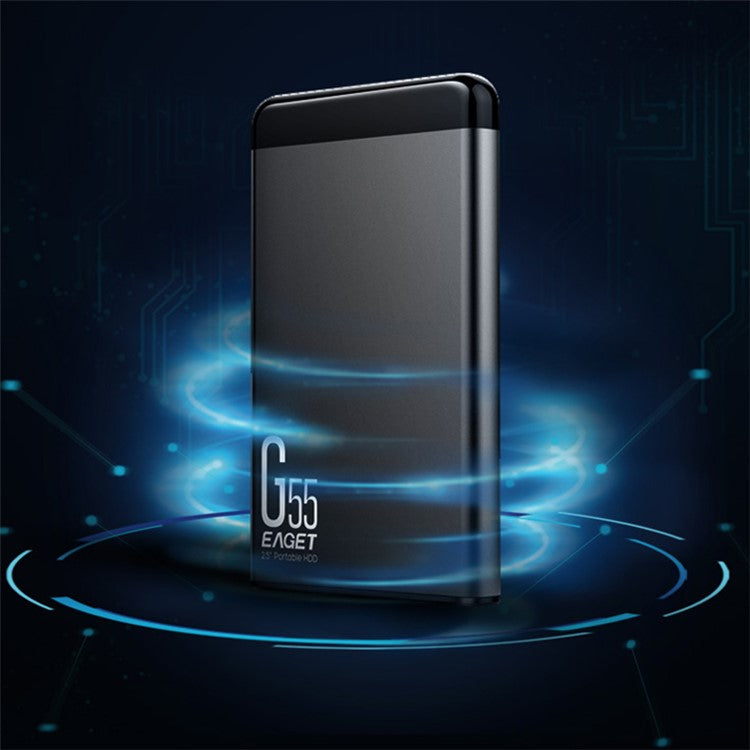 EAGET G55 2.5 inch HDD Enclosure Computer USB3.0 Hard Disk Drive External Enclosure Case Support 1TB - TechGearPal