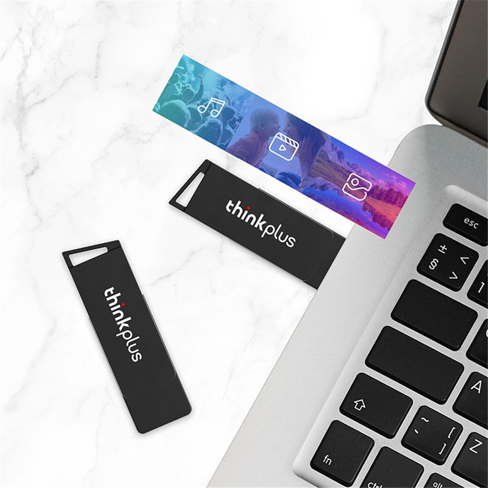 LENOVO THINKPLUS MU241 64G USB 3.0 Data Storage Thumb Stick High-speed Reading USB Flash Drive (Rotation Design) - TechGearPal