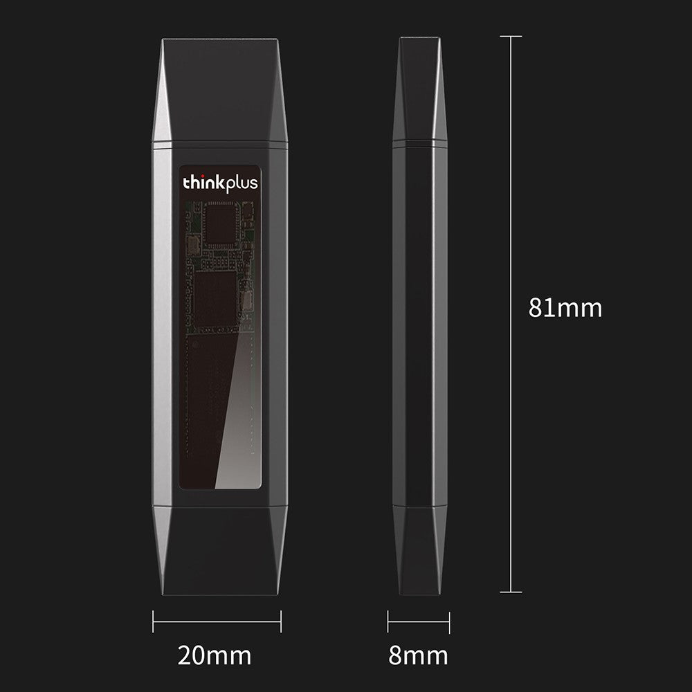 LENOVO THINKPLUS TU203 1TB USB+Type-C Flash Drive Computer Memory Thumb Drive Photo Data Storage Stick - TechGearPal