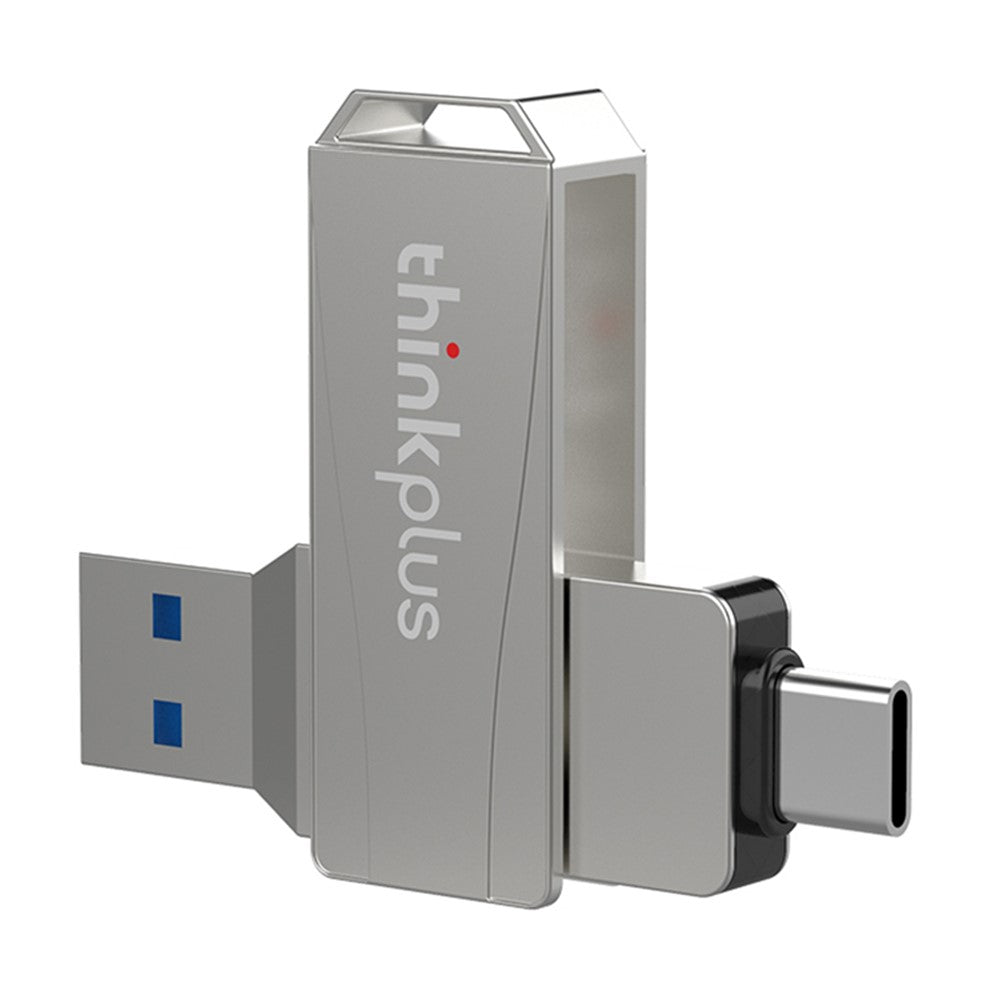 LENOVO Thinkplus MU252 256GB for iPhone 15 Series USB / Type-C Rotating Memory Stick USB-C 3.1 Flash Drive - TechGearPal