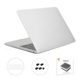 ENKAY HAT PRINCE 3-In-1 Hard Laptop Case + TPU Keyboard Cover + Dustproof Plug for MacBook Pro 13.3-Inch (EU Version, with Touch Bar) A2251 / A2289 / A2338