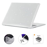 ENKAY HAT PRINCE For Macbook Air 15 inch (2025) / (2024) / (2023) A2941 (EU Version) Glitter PC Laptop Case with TPU Film + Plugs
