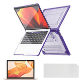 ENKAY HAT PRINCE Slim Kickstand Case for MacBook Air 13 inch (2020) A2179 / A2337 (EU Version) Anti-Scratch Hard PC Laptop Cover