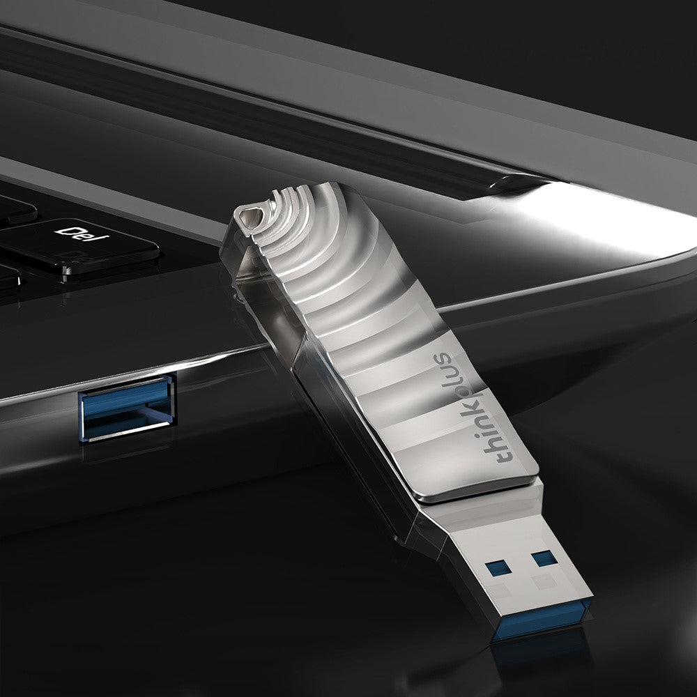LENOVO THINKPLUS MU232 128GB for iPhone 15 Series USB Flash Drive USB 3.2 + Type-C Memory Stick Thumb Drive - TechGearPal