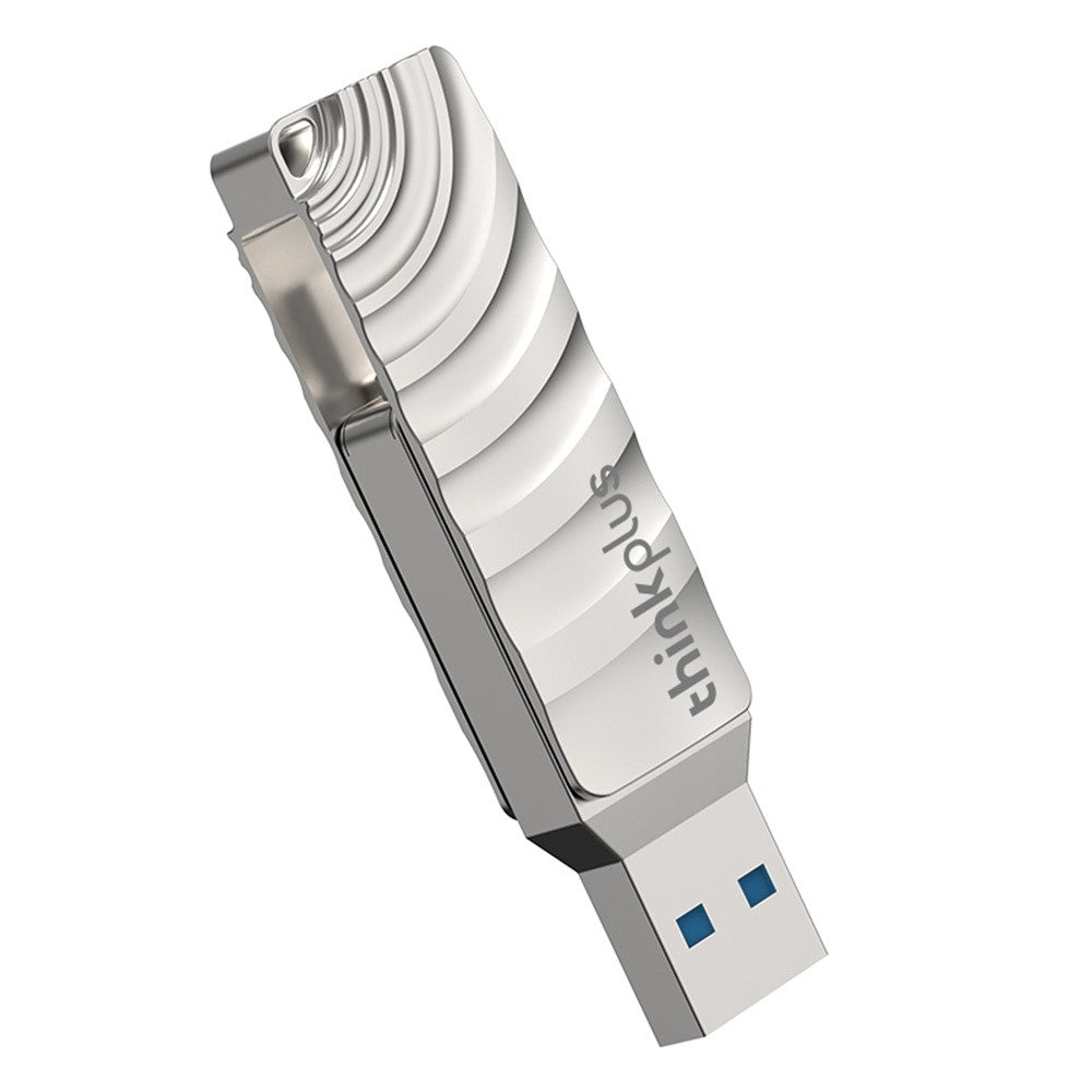 LENOVO THINKPLUS MU232 128GB for iPhone 15 Series USB Flash Drive USB 3.2 + Type-C Memory Stick Thumb Drive - TechGearPal