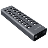ACASIS H037 USB2.0 Hub Multi-Function Extended 20-Port Hub Adapter with Power Supply Por - TechGearPal