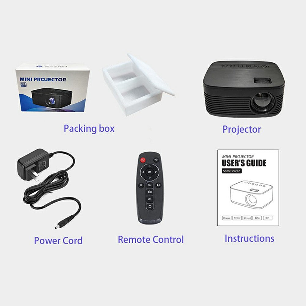 T11 Mini Portable Multi-Function Projector Home Theater HD Video Projector