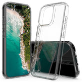 For iPhone 16 Pro Case Acrylic + TPU Anti-Scratch Clear Back Phone Cover