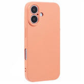 For iPhone 16 Case Fiber Lining TPU Soft Touch Phone Cover Drop Protection