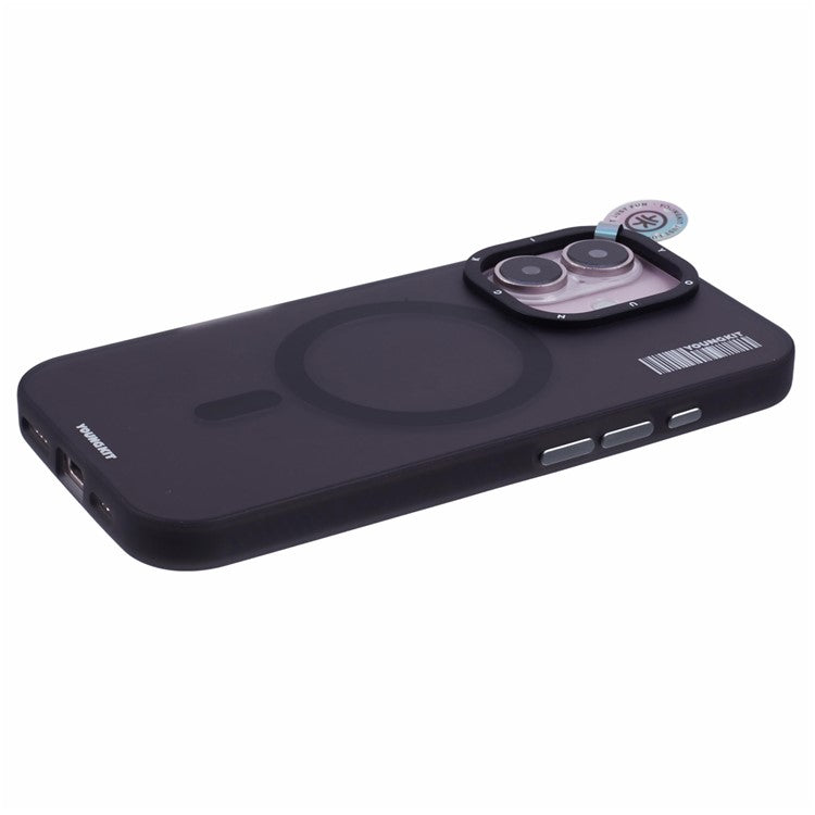YOUNGKIT For iPhone 16 Plus Case Compatible with MagSafe Frosted PET+TPU Phone Cover Shockproo - TechGearPal