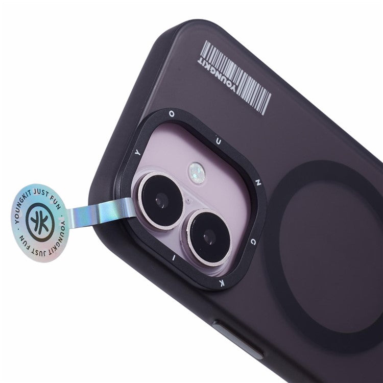 YOUNGKIT For iPhone 16 Plus Case Compatible with MagSafe Frosted PET+TPU Phone Cover Shockproo - TechGearPal