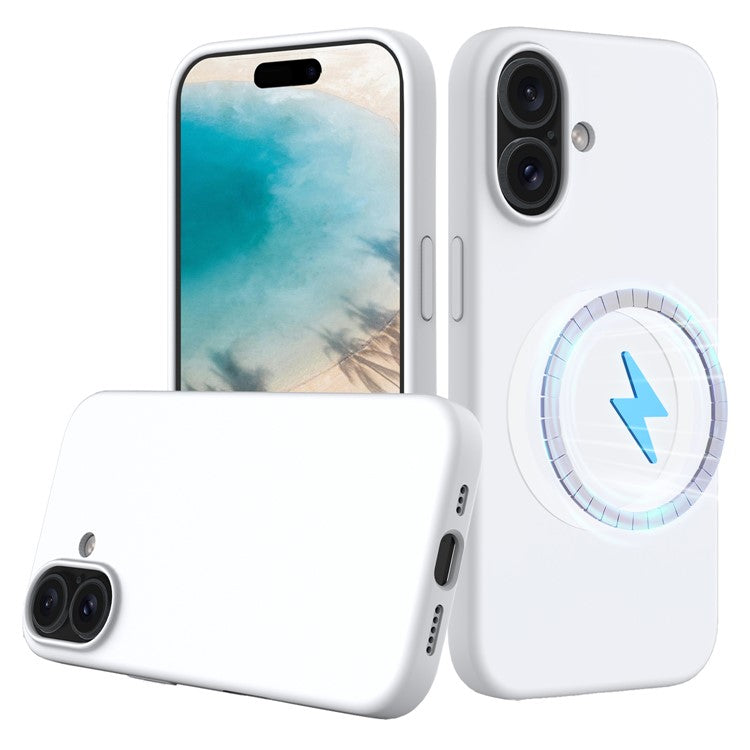 For iPhone 16 Case Compatible with MagSafe Anti-Drop Liquid Silicone Phone Cover - TechGearPal