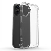 For iPhone 16 Case Reinforced Corners TPU Frame + Acrylic Back Phone Cover