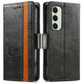 For Samsung Galaxy S24 FE Phone Cases CASENEO PU Leather Cover Stand with RFID Blocking Walle - TechGearPal