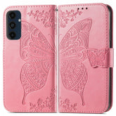 For Samsung Galaxy S24 FE Case PU Leather Wallet Phone Cover Butterfly Patter - TechGearPal