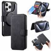 For iPhone 16 Pro Max Magnetic Case CASENEO Detachable Leather Phone Wallet Cover - TechGearPal