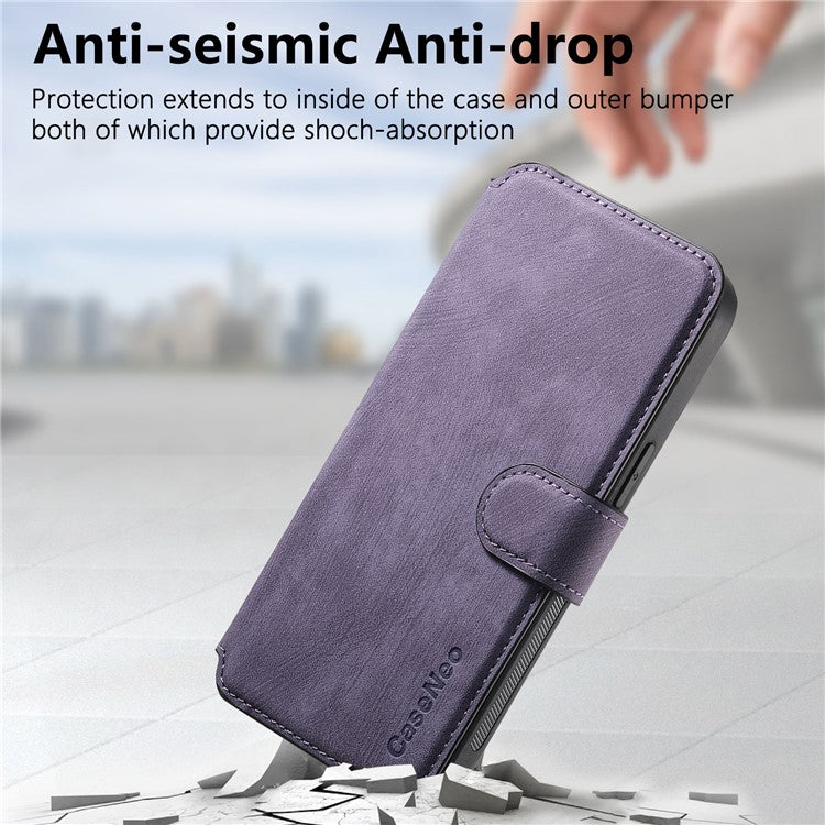 For iPhone 16 Magnetic Case CASENEO Detachable Leather Phone Wallet Cover - TechGearPal