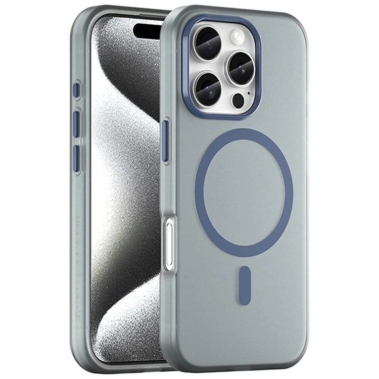 For iPhone 16 Pro Case Compatible with MagSafe TPU + PC Slim Matte Translucent Phone Cover - TechGearPal