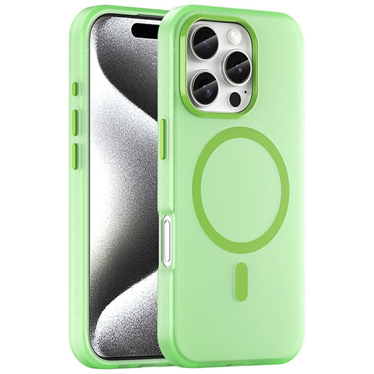 For iPhone 16 Pro Case Compatible with MagSafe TPU + PC Slim Matte Translucent Phone Cover - TechGearPal