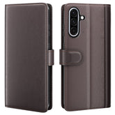 For Samsung Galaxy A36 5G / A56 5G Case Genuine Split Leather Phone Cover with Wallet Stand - TechGearPal