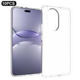 Lot de 10 coques transparentes en TPU pour Huawei Nova 13 Pro 5G, sans filigrane