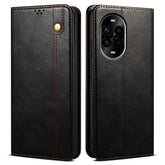 Coque portefeuille en cuir ciré avec support pour Huawei Nova 13 Pro 5G