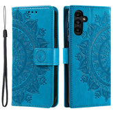 For Samsung Galaxy A36 5G Case Imprinted Totem PU Leather Wallet Stand Phone Cover - TechGearPal