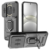 For Huawei Mate 70 Case PC+TPU Kickstand Phone Protector with Lens Cove - TechGearPal