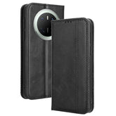 For Huawei Mate 70 Leather Case Wallet Stand Retro Texture Phone Cove - TechGearPal