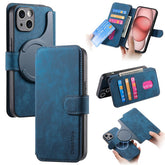 CASENEO MW-03 For iPhone 14 Case with Detachable Wallet Leather+TPU Phone Cove - TechGearPal