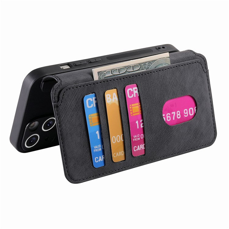 CASENEO MW-03 For iPhone 15 Pro Max Case with Detachable Wallet Leather+TPU Phone Cover - TechGearPal
