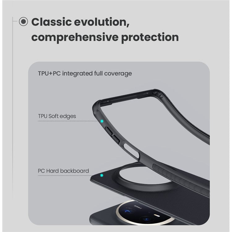 NILLKIN Frosted Shield Pro For Huawei Mate 70 Pro+ / Mate 70 Pro Case Matte PC+TPU Phone Cover - TechGearPal