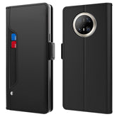 For Huawei Mate 70 Pro / 70 Pro+ Case Stand PU Leather Phone Cover Card Holder Mirro - TechGearPal