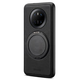 DENIOR A14 For Huawei Mate 70 Magnetic Case Rotary Kickstand Leather PC TPU Phone Cove - TechGearPal