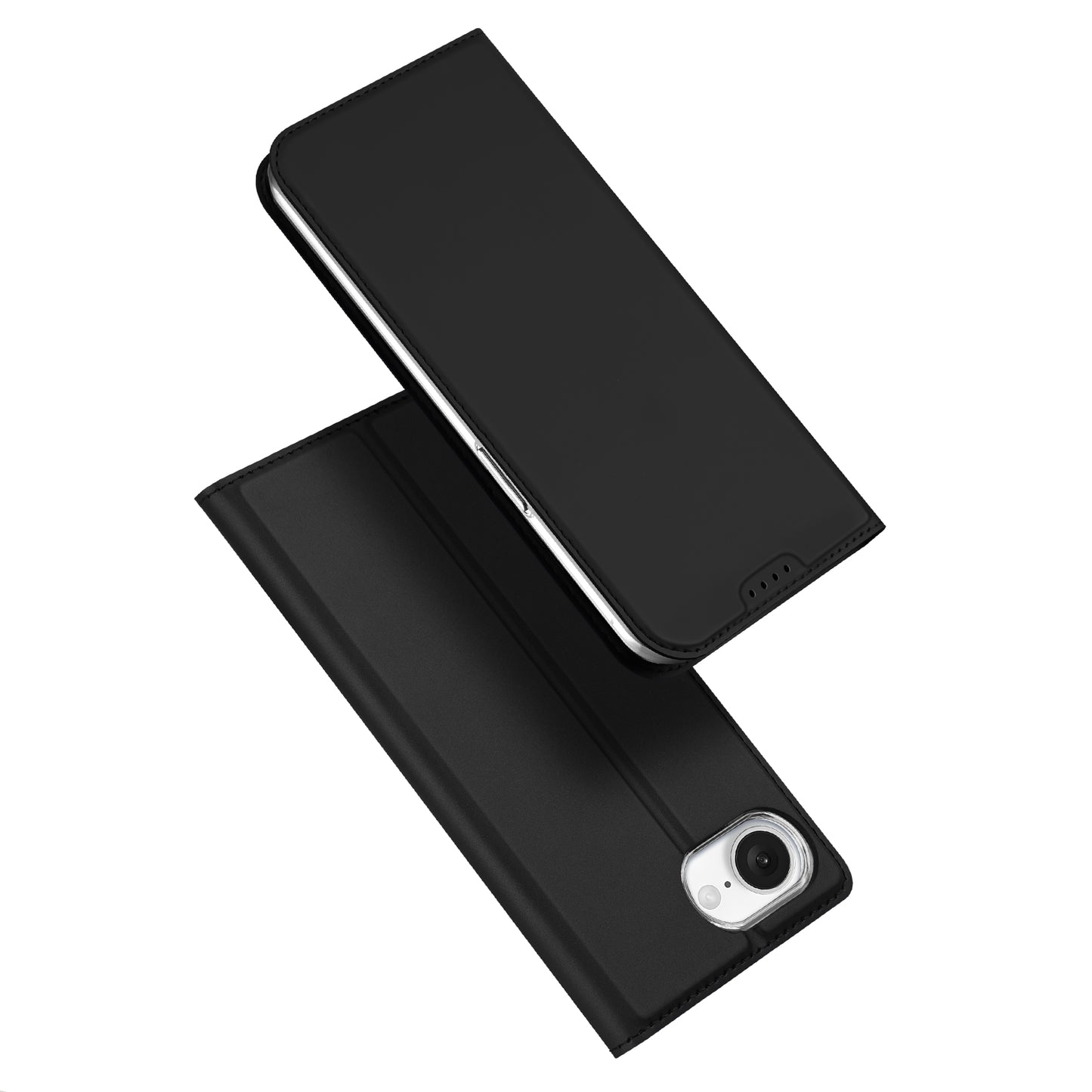 DUX DUCIS Skin Pro Series For iPhone 16e Case Leather Stand Cover Card Holder - TechGearPal