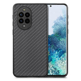 Coque arrière en fibre de carbone pour Huawei Nova 13 Pro 5G, en PU, PC et TPU
