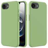For iPhone 16e Case Drop Proof Liquid Silicone Soft Lining Back Phone Cover - TechGearPal
