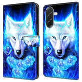 For Samsung Galaxy S24 FE Leather Case Pattern Printing Wallet Stand Flip Phone Cove - TechGearPal