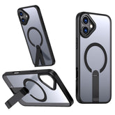 For iPhone 16 Case Compatible with MagSafe Kickstand TPU + Acrylic Phone Cover - TechGearPal