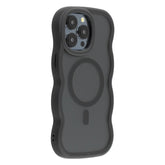 For iPhone 14 Pro Max Case Compatible with MagSafe TPU + PC Phone Back Cover Skin Touch Wave Shape - TechGearPal