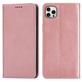 For iPhone 14 Pro Max Case Wallet Calf Texture Leather Phone Cover with Hidden Magnetic Closure - TechGearPal
