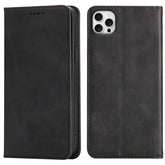 For iPhone 13 Pro Case Wallet Calf Texture Leather Phone Cover with Hidden Magnetic Closure - TechGearPal