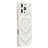 JAUCASE For iPhone 16 Pro Max Magnetic Case Heart Pattern PU + TPU + PC Phone Back Cover - TechGearPal