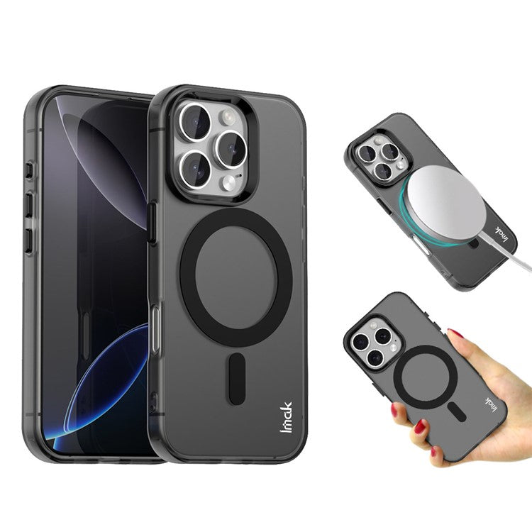 IMAK For iPhone 16 Pro Case Compatible with MagSafe Candy Color Anti Drop TPU + PET Back Cover - TechGearPal