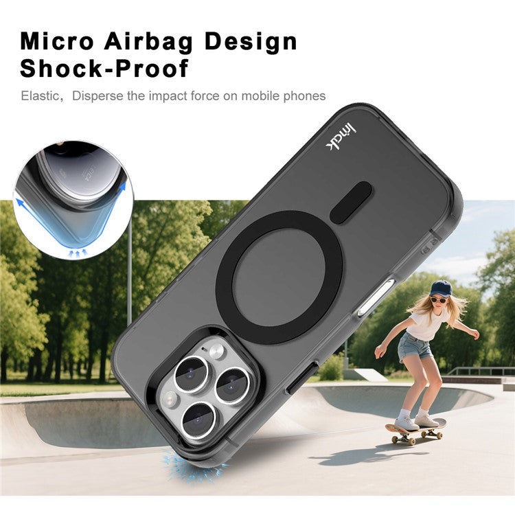 IMAK For iPhone 16 Pro Case Compatible with MagSafe Candy Color Anti Drop TPU + PET Back Cover - TechGearPal