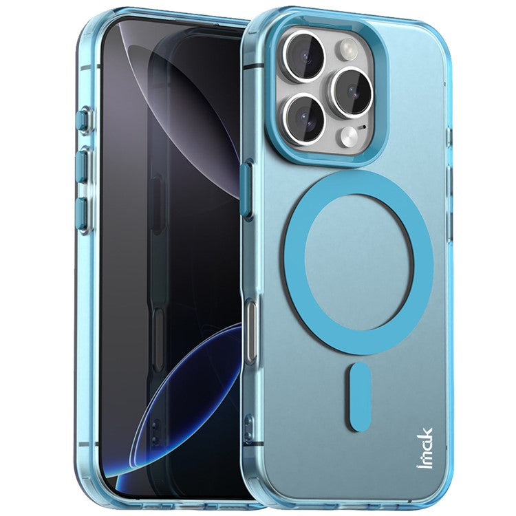 IMAK For iPhone 16 Pro Case Compatible with MagSafe Candy Color Anti Drop TPU + PET Back Cover - TechGearPal