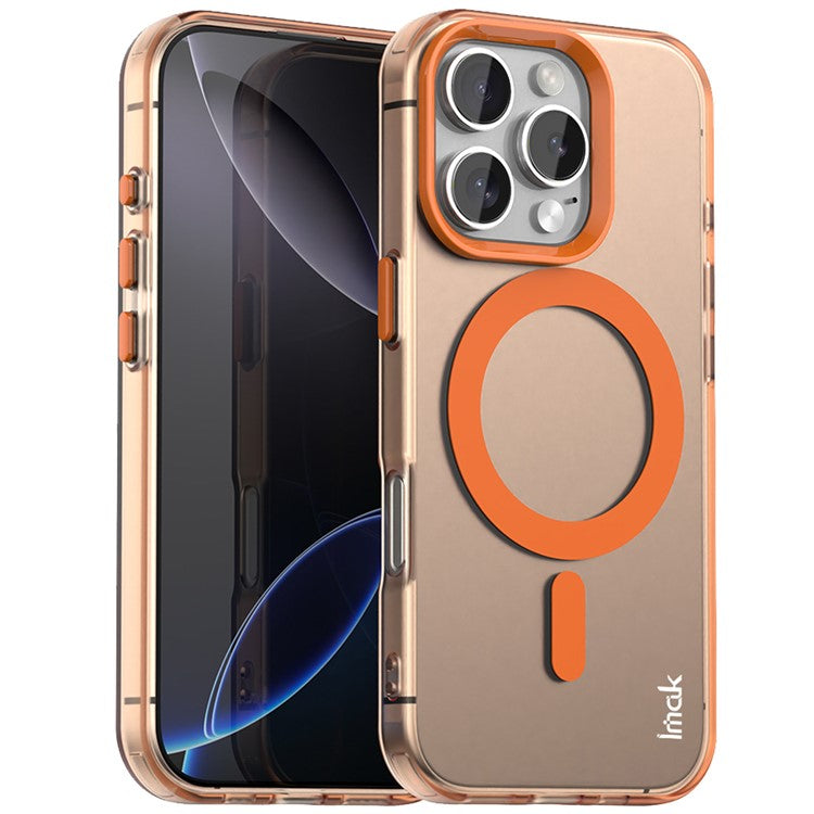 IMAK For iPhone 16 Pro Case Compatible with MagSafe Candy Color Anti Drop TPU + PET Back Cover - TechGearPal