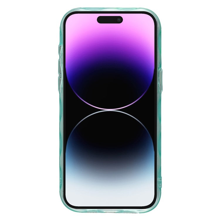 For iPhone 14 Pro Max Case Inner Wave Pattern TPU + Acrylic Phone Cover - TechGearPal